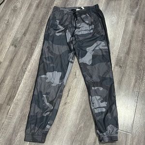 adidas Originals Camo Woven Men Track Pants Camouflage  Black Gray
